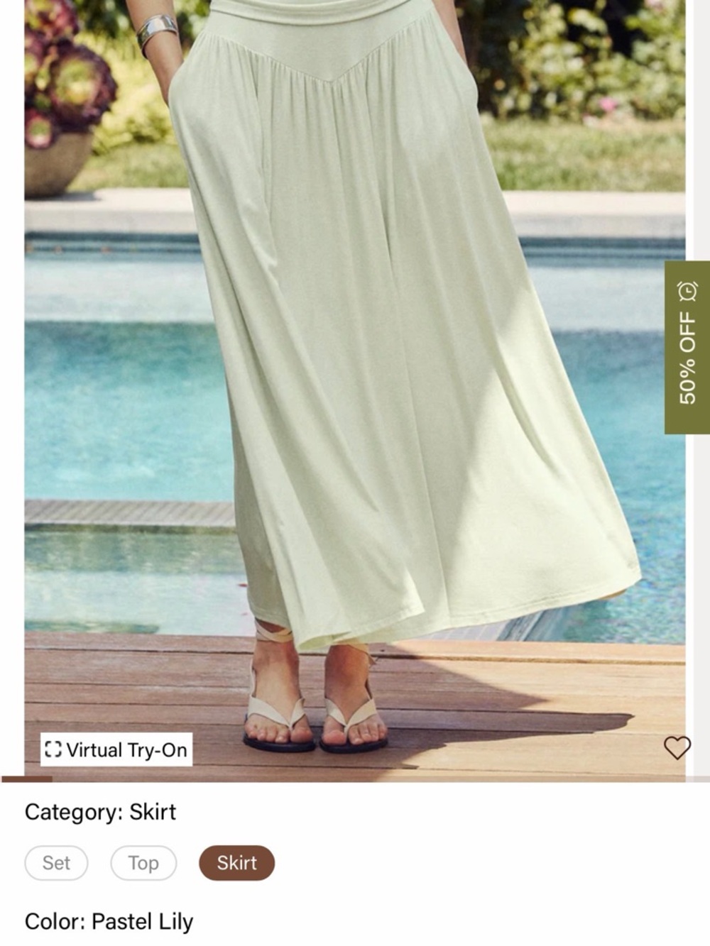 OGL Pastel Lily Maxi Skirt